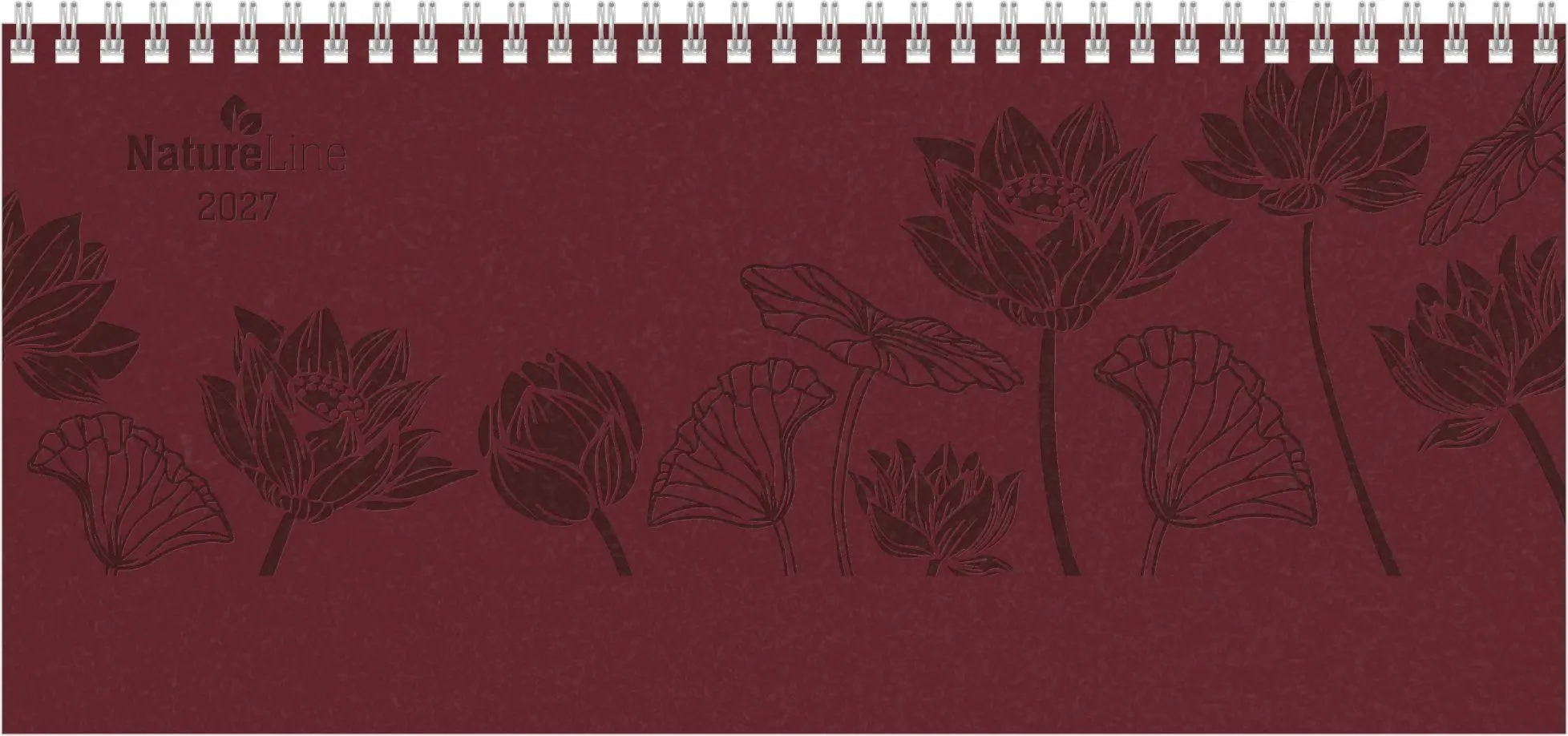 Cover: 4069095016217 | Tisch-Querkalender Nature Line Flower 2027 | KG | Kalender | 128 S.