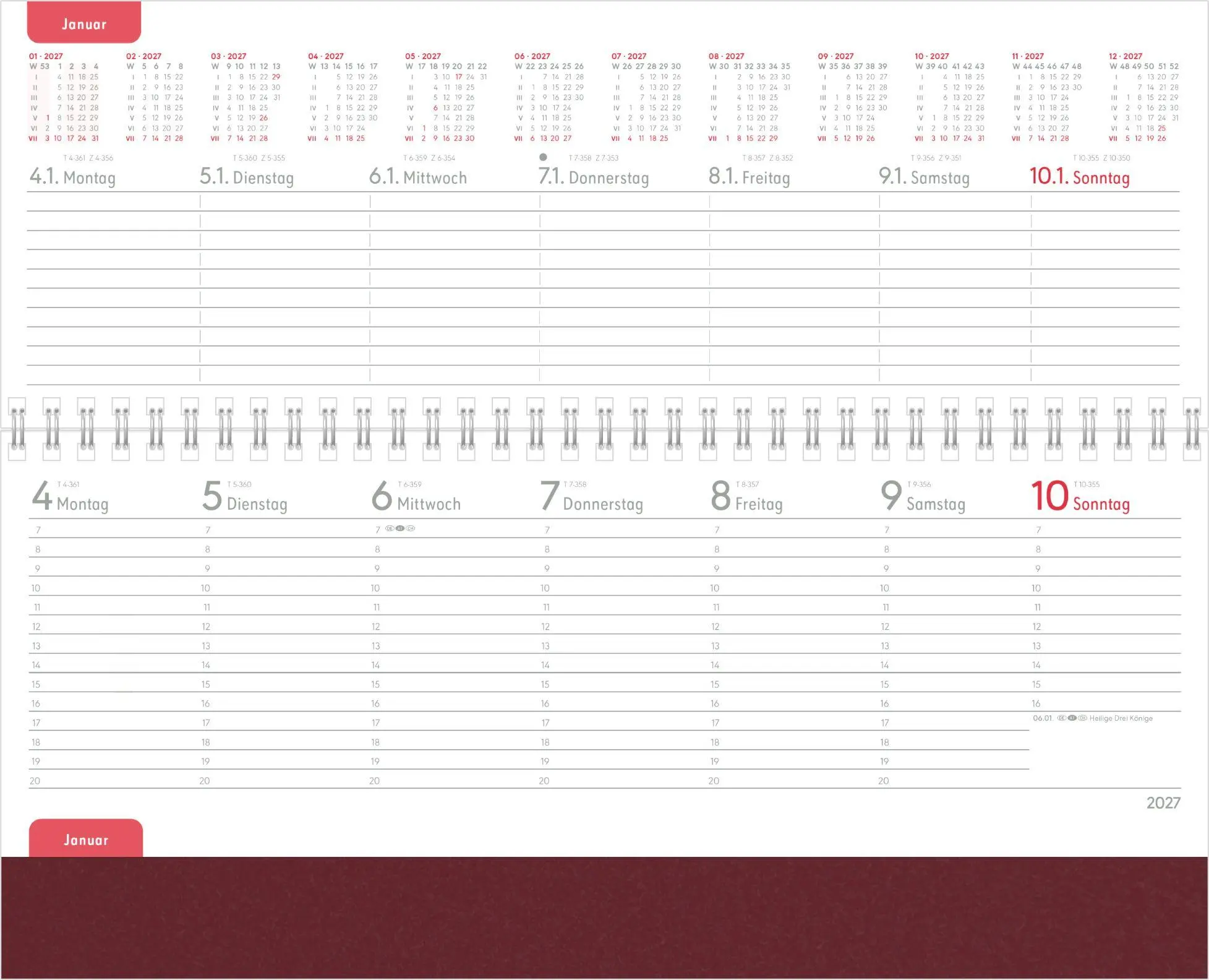 Bild: 4069095016217 | Tisch-Querkalender Nature Line Flower 2027 | KG | Kalender | 128 S.