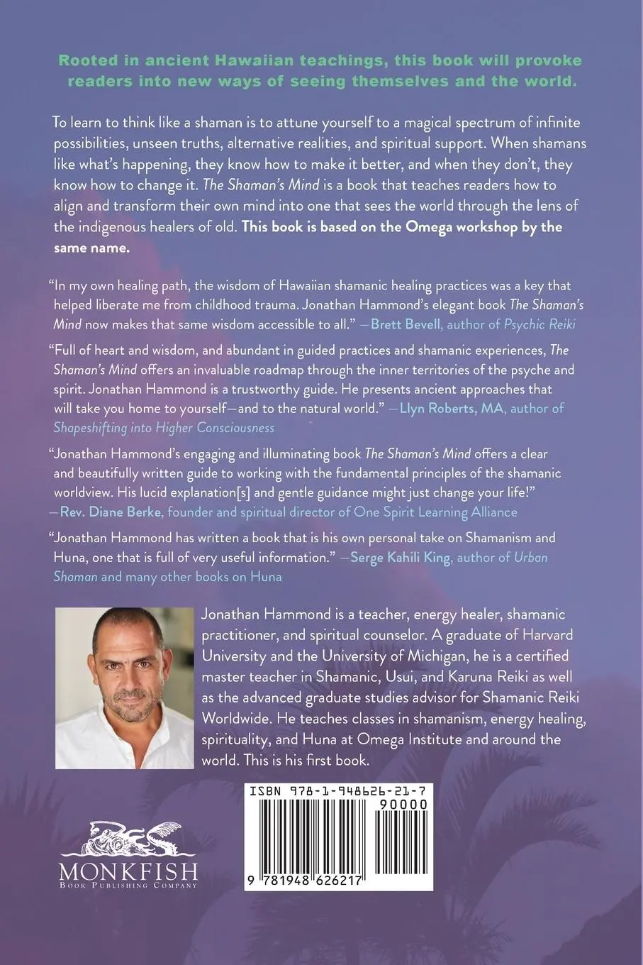 Rückseite: 9781948626217 | The Shaman's Mind | Huna Wisdom to Change Your Life | Jonathan Hammond