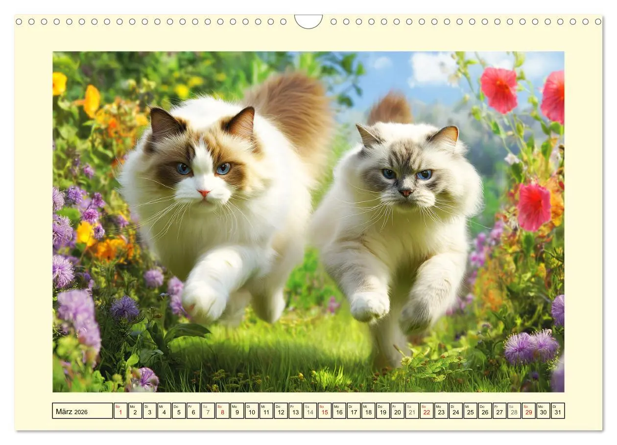 Bild: 9783516096217 | Liebliche Ragdolls. Katzen-Schönheiten in ihrer grünen Oase...