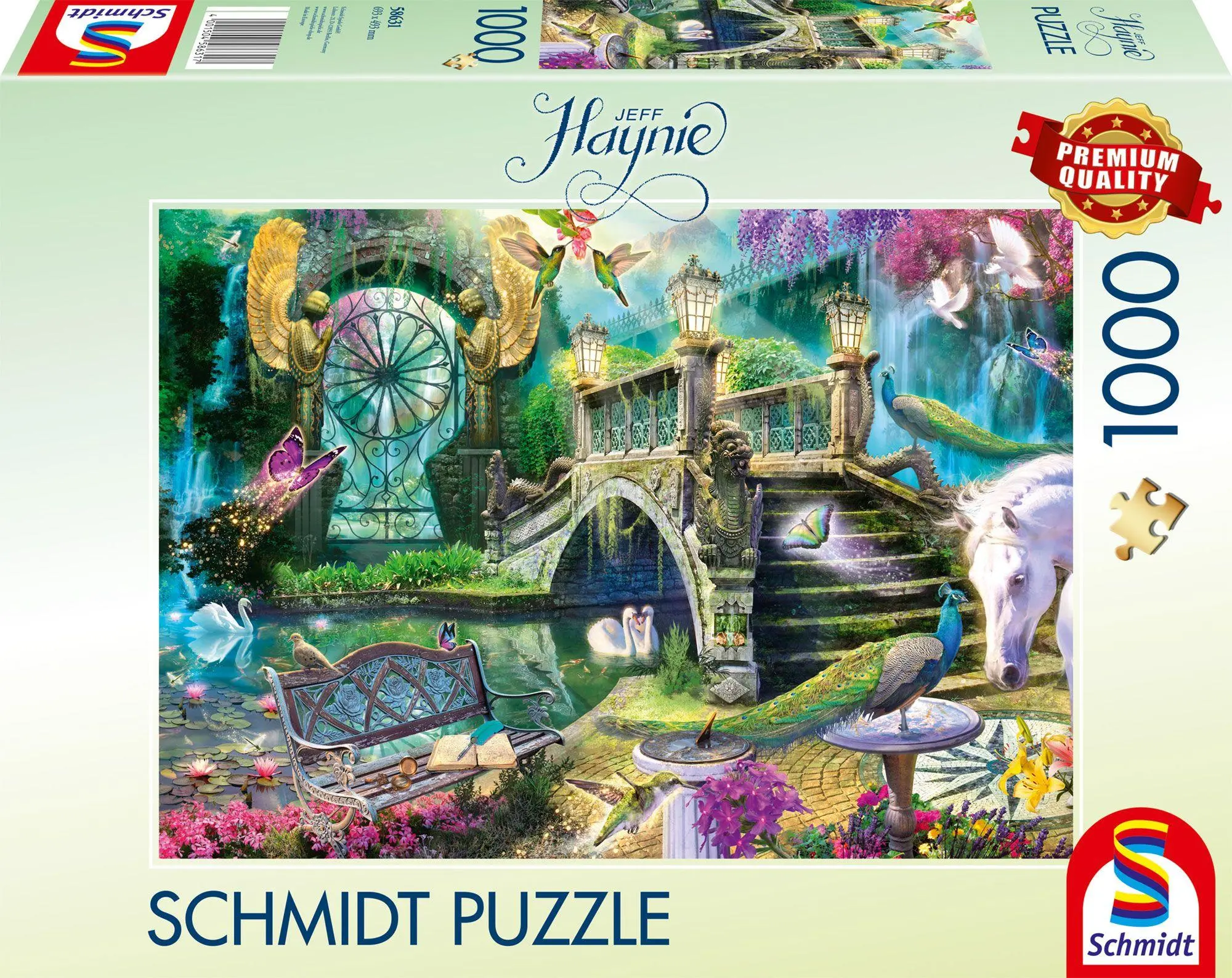 Cover: 4001504586317 | Der geheime Garten | Puzzle Jeff Haynie 1000 Teile | Spiel | 58631