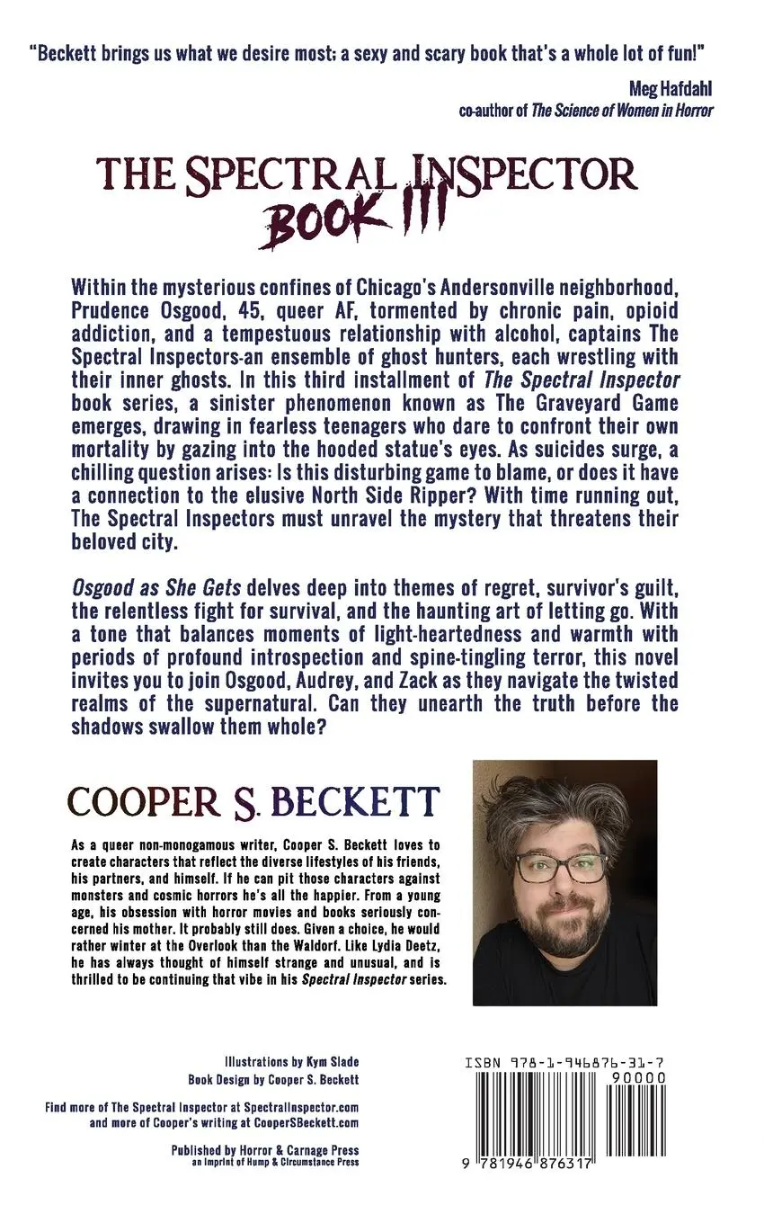 Rückseite: 9781946876317 | Osgood as She Gets | The Spectral Inspector, Book III | Beckett | Buch