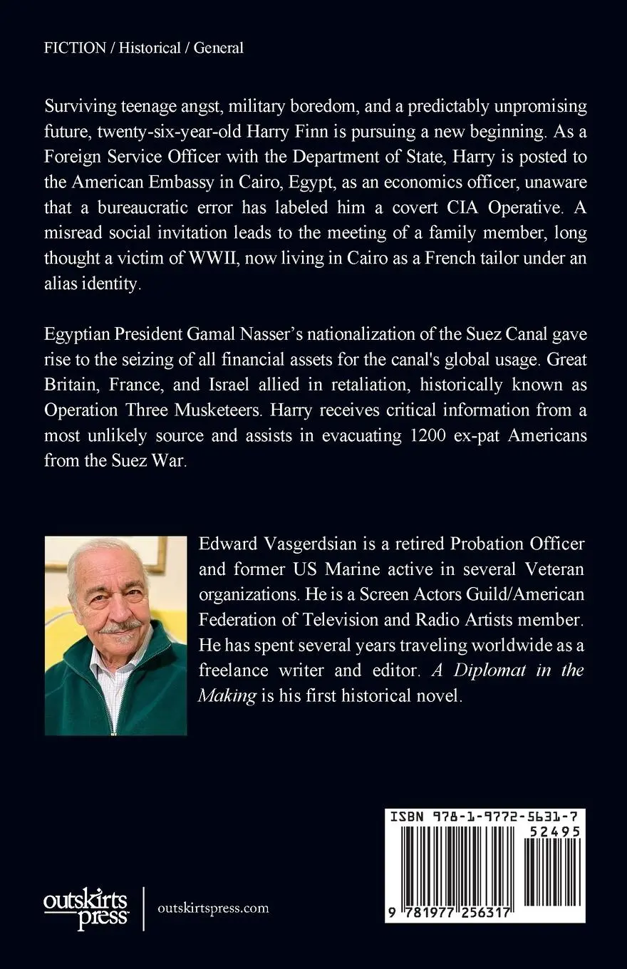 Rückseite: 9781977256317 | A Diplomat in the Making | Edward Vasgerdsian | Taschenbuch | Englisch