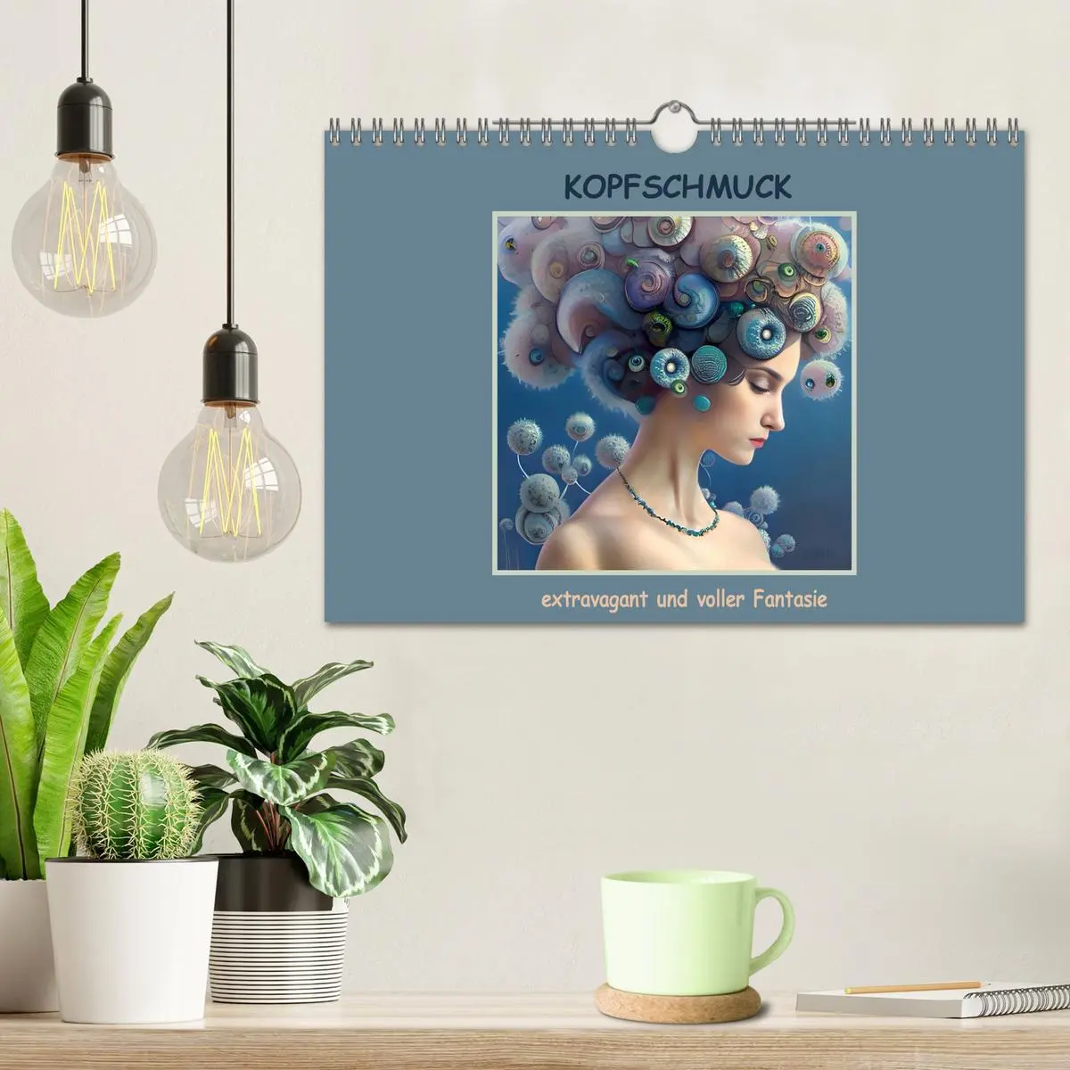 Bild: 9783457376317 | Kopfschmuck - extravagant und voller Fantasie (Wandkalender 2026...