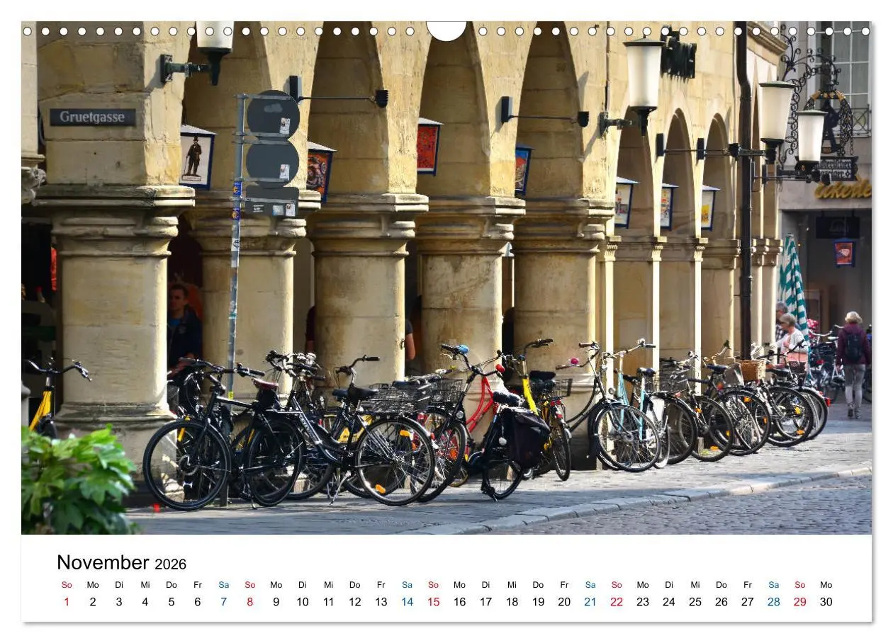 Bild: 9783457826317 | Münster - die liebenswerte Fahrradstadt (Wandkalender 2026 DIN A3...