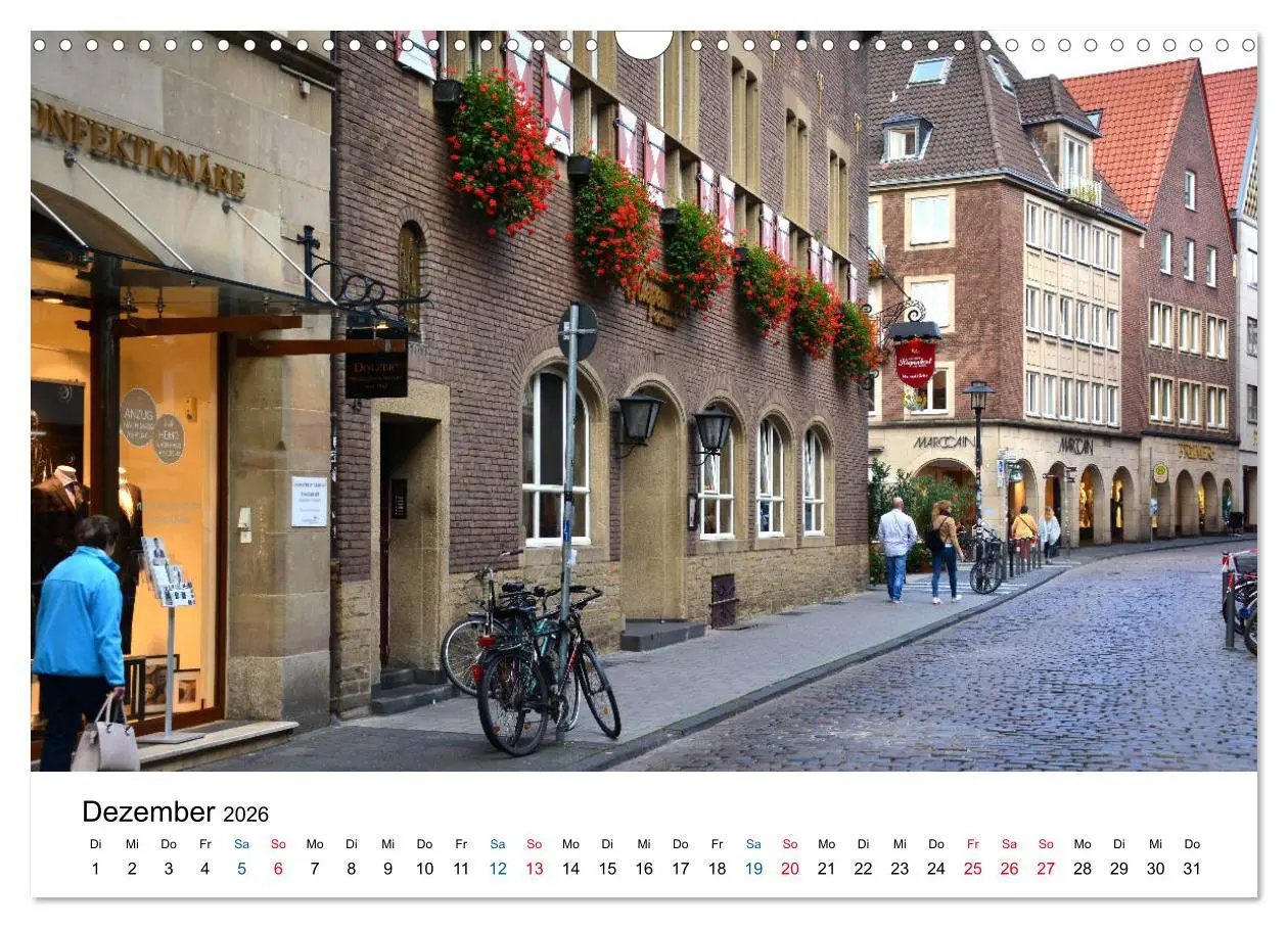 Bild: 9783457826317 | Münster - die liebenswerte Fahrradstadt (Wandkalender 2026 DIN A3...
