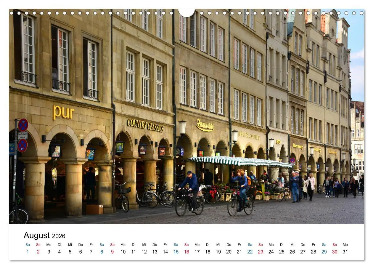 Bild: 9783457826317 | Münster - die liebenswerte Fahrradstadt (Wandkalender 2026 DIN A3...