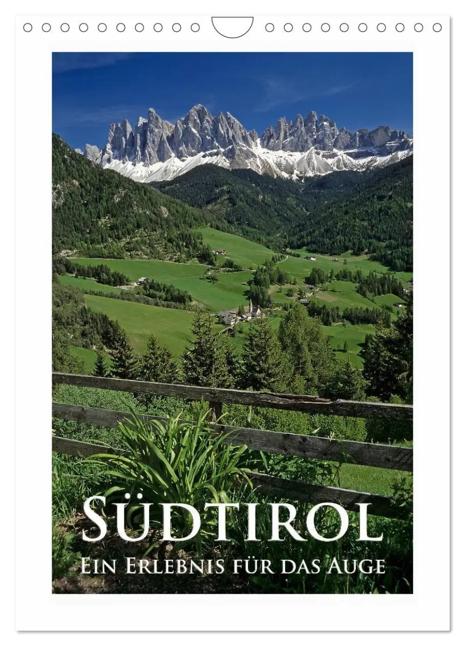 Cover: 9783516466317 | Südtirol - Ein Erlebnis für das Auge (Wandkalender 2026 DIN A4...