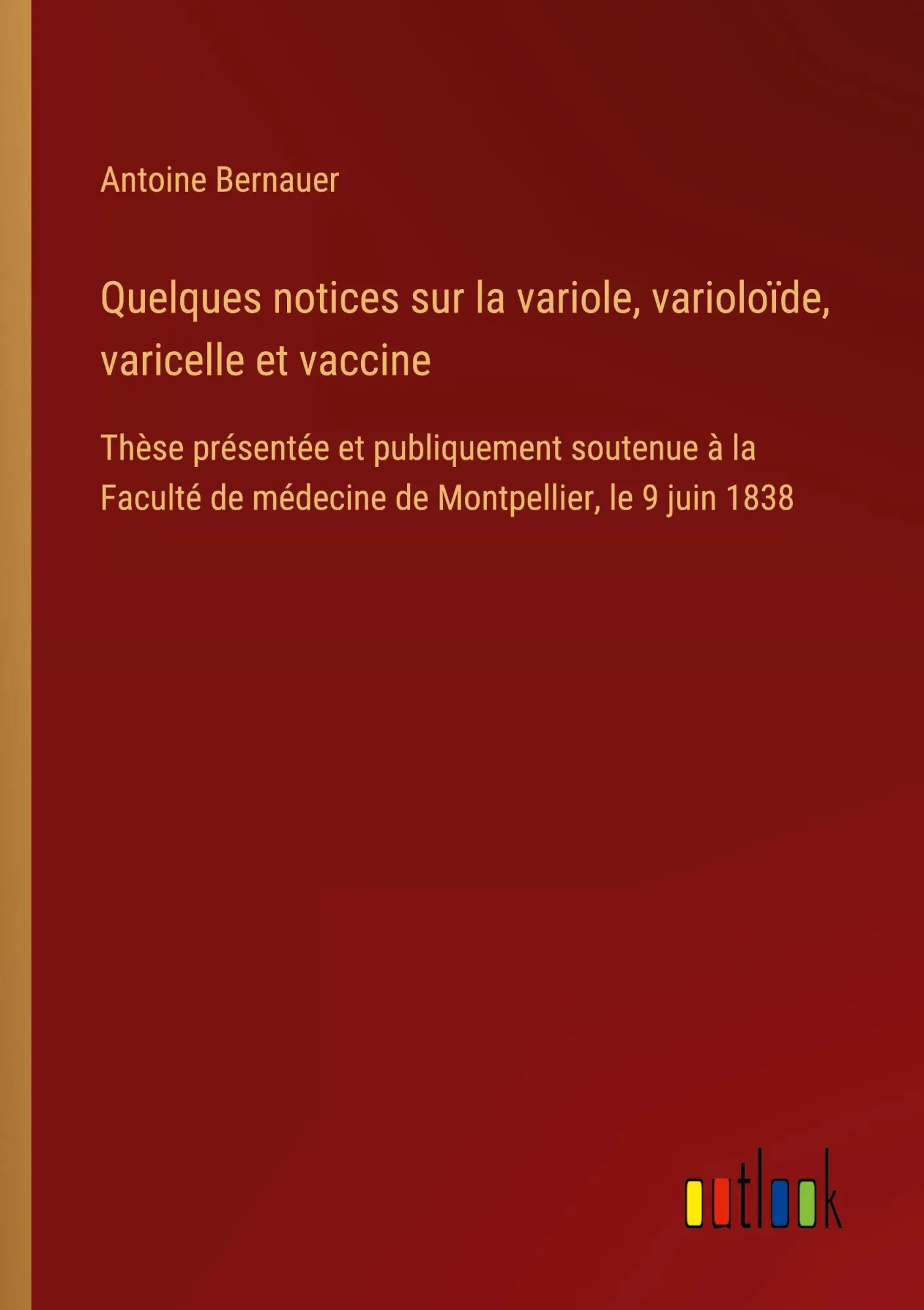 Cover: 9783385096417 | Quelques notices sur la variole, varioloïde, varicelle et vaccine