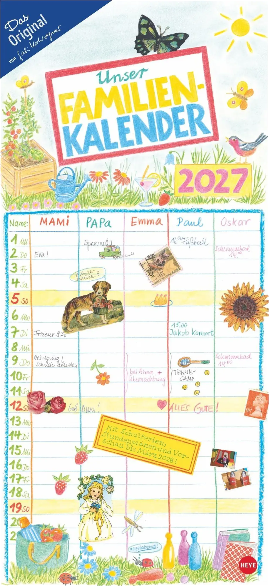 Cover: 9783756416417 | Gabi Kohwagner Unser Familienkalender 2027 | Gabi Kohwagner | Kalender