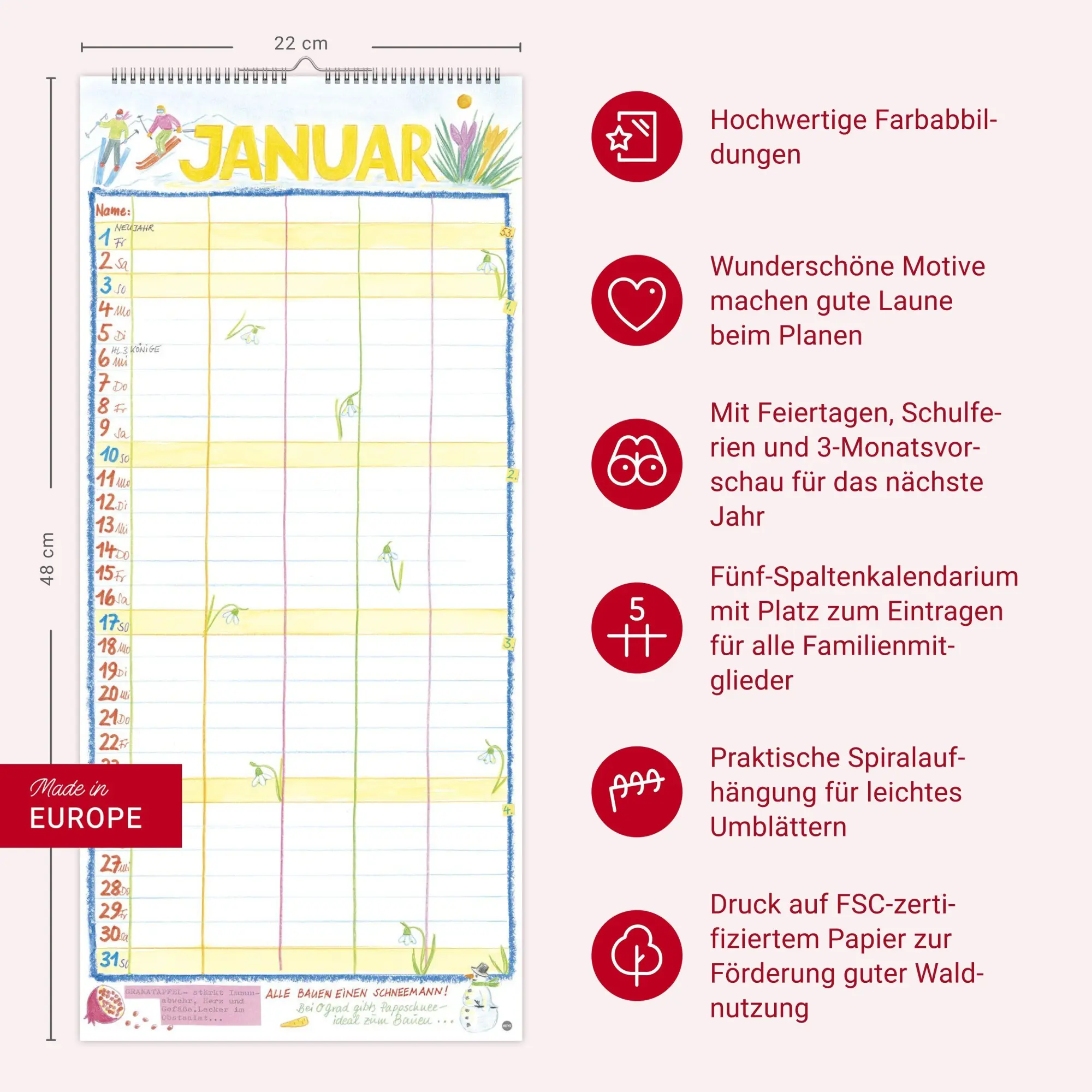 Bild: 9783756416417 | Gabi Kohwagner Unser Familienkalender 2027 | Gabi Kohwagner | Kalender