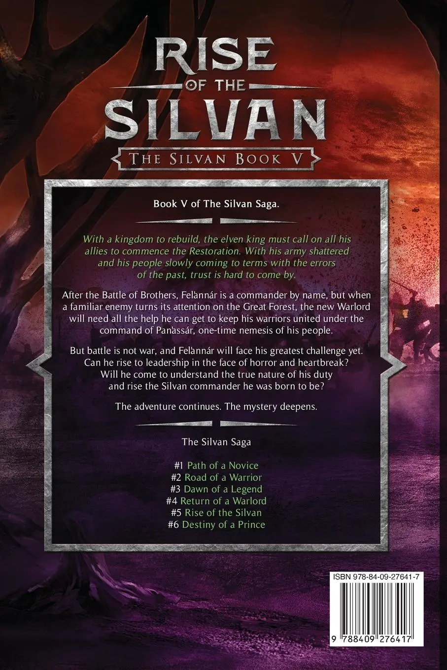 Rückseite: 9788409276417 | Rise of the Silvan | R. K. Lander | Taschenbuch | Englisch | 2021
