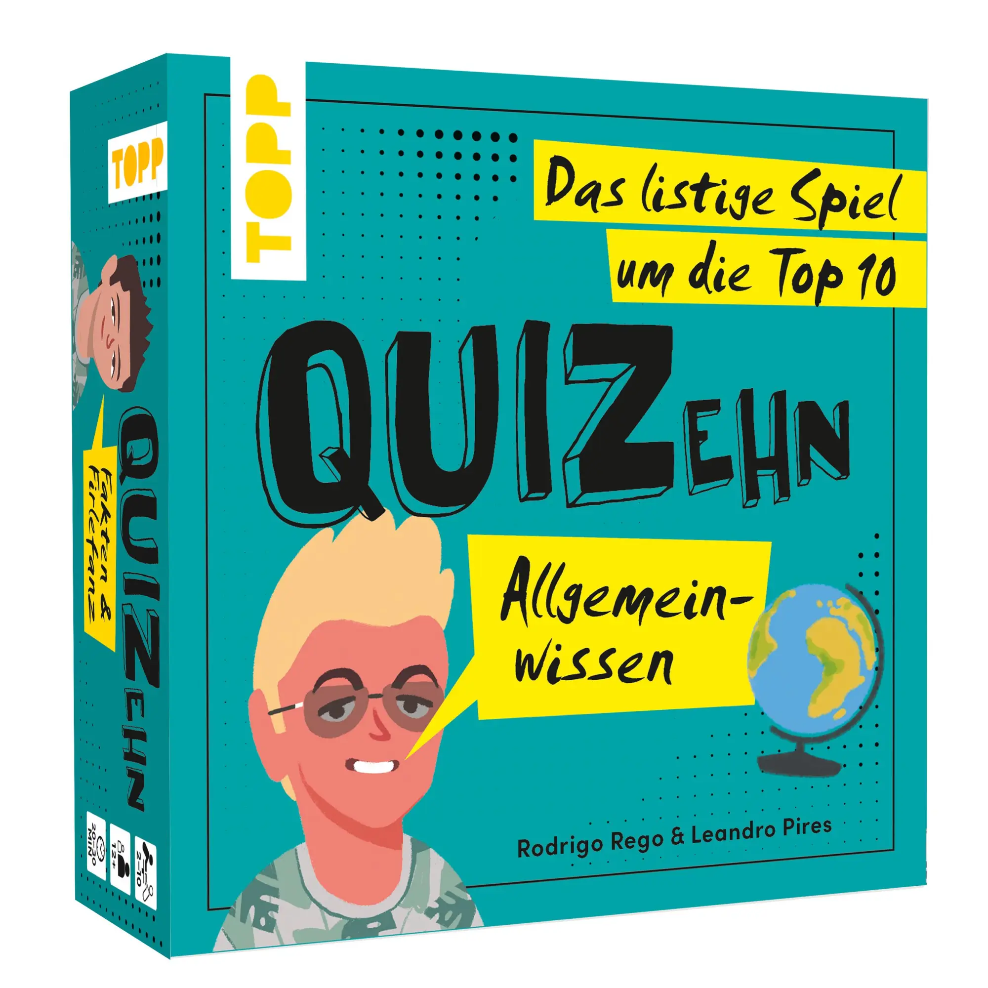 Cover: 4007742186517 | QUIZehn - Allgemeinwissen. Das listige Spiel um die Top 10 | Spiel