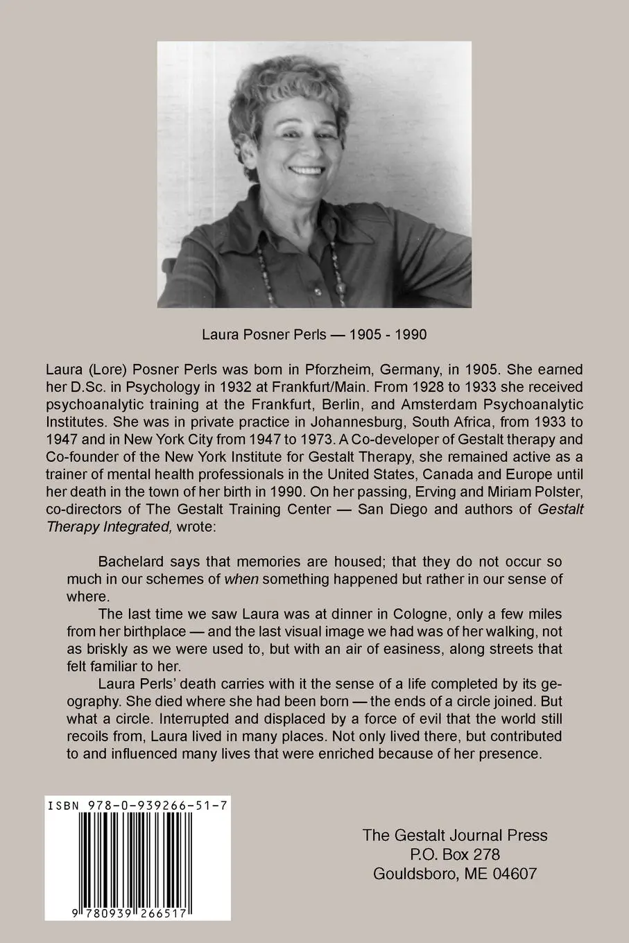 Rückseite: 9780939266517 | Living at the Boundary: Collected Works of Laura Pearls | Taschenbuch