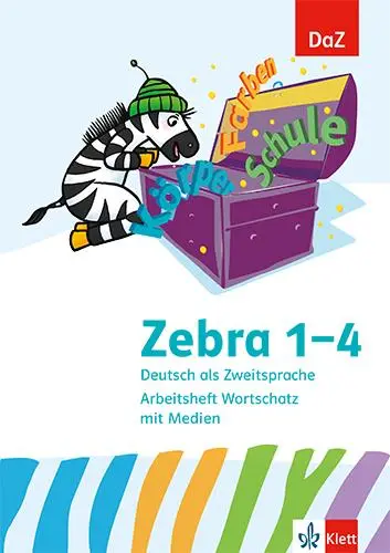 Cover: 9783123006517 | Zebra. Deutsch als Zweitsprache. Arbeitsheft Wortschatz mit Medien...
