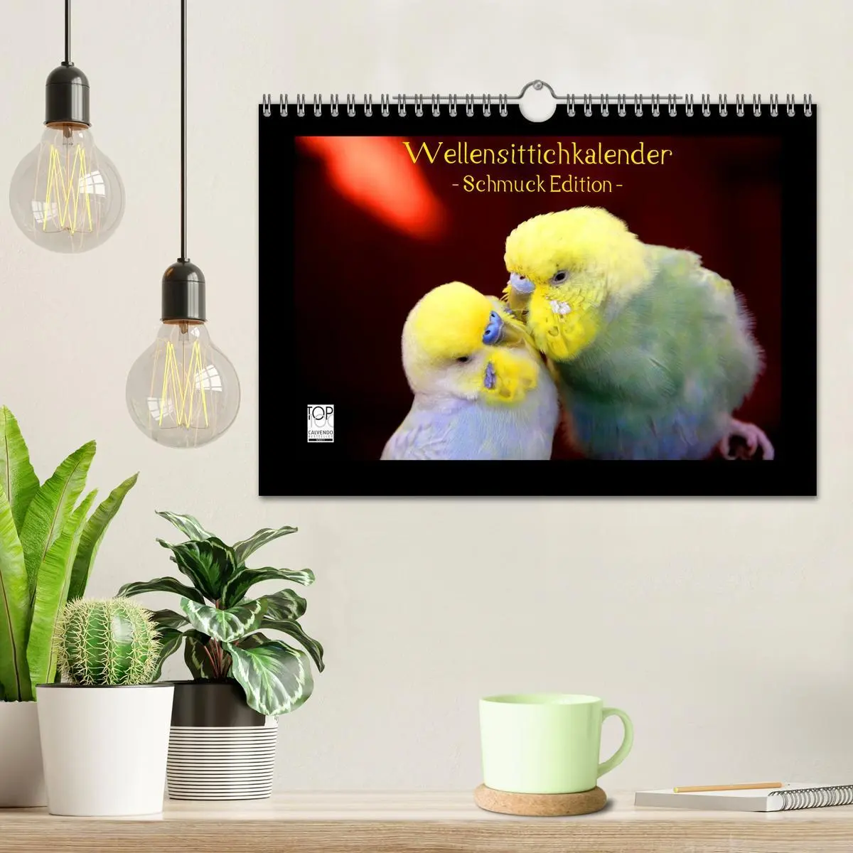 Bild: 9783516136517 | Wellensittichkalender - Schmuck Edition (Wandkalender 2026 DIN A4...