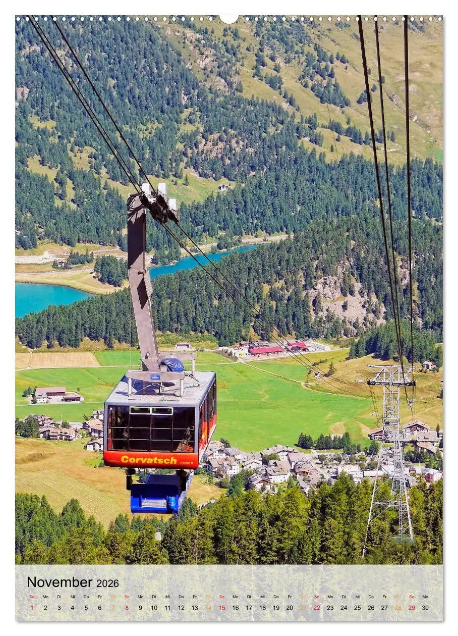 Bild: 9783516376517 | Nervenkitzel Seilbahn (hochwertiger Premium Wandkalender 2026 DIN...