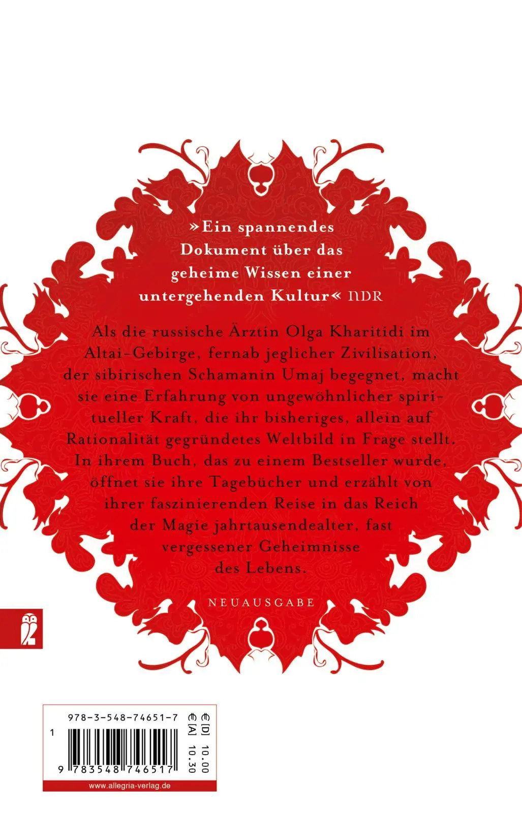 Rückseite: 9783548746517 | Das weiße Land der Seele | Olga Kharitidi | Taschenbuch | 304 S.