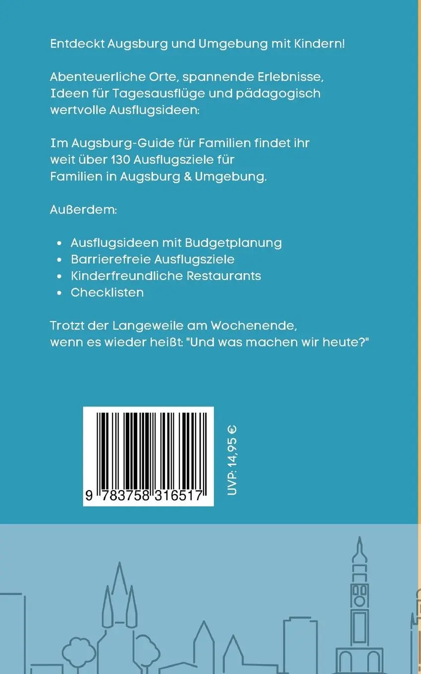 Rückseite: 9783758316517 | Typisch Augsburg! | Der Augsburg-Guide für Familien | Lützau | Buch