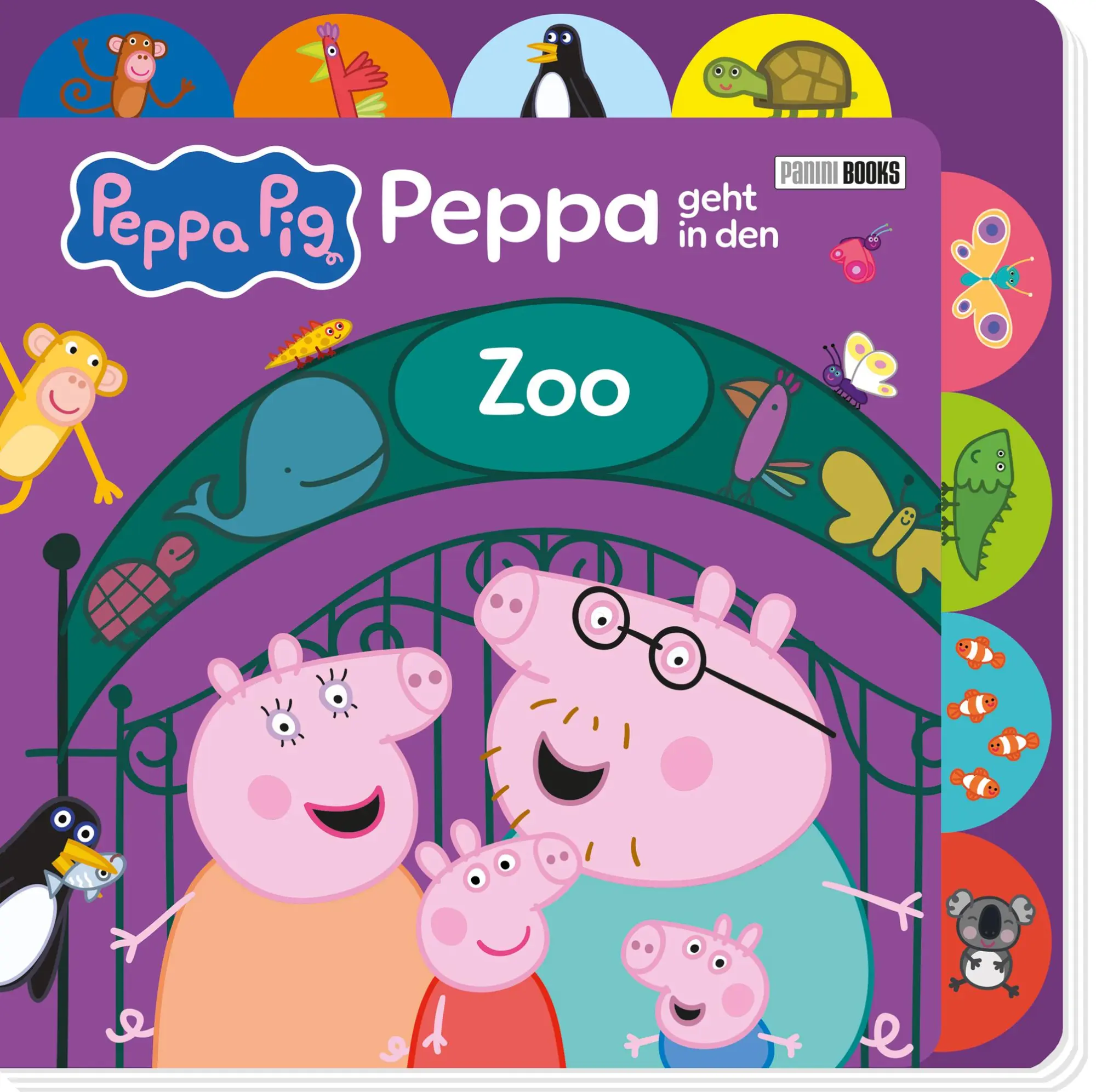 Cover: 9783833246517 | Peppa Pig: Peppa geht in den Zoo | Pappbilderbuch mit Register | Buch