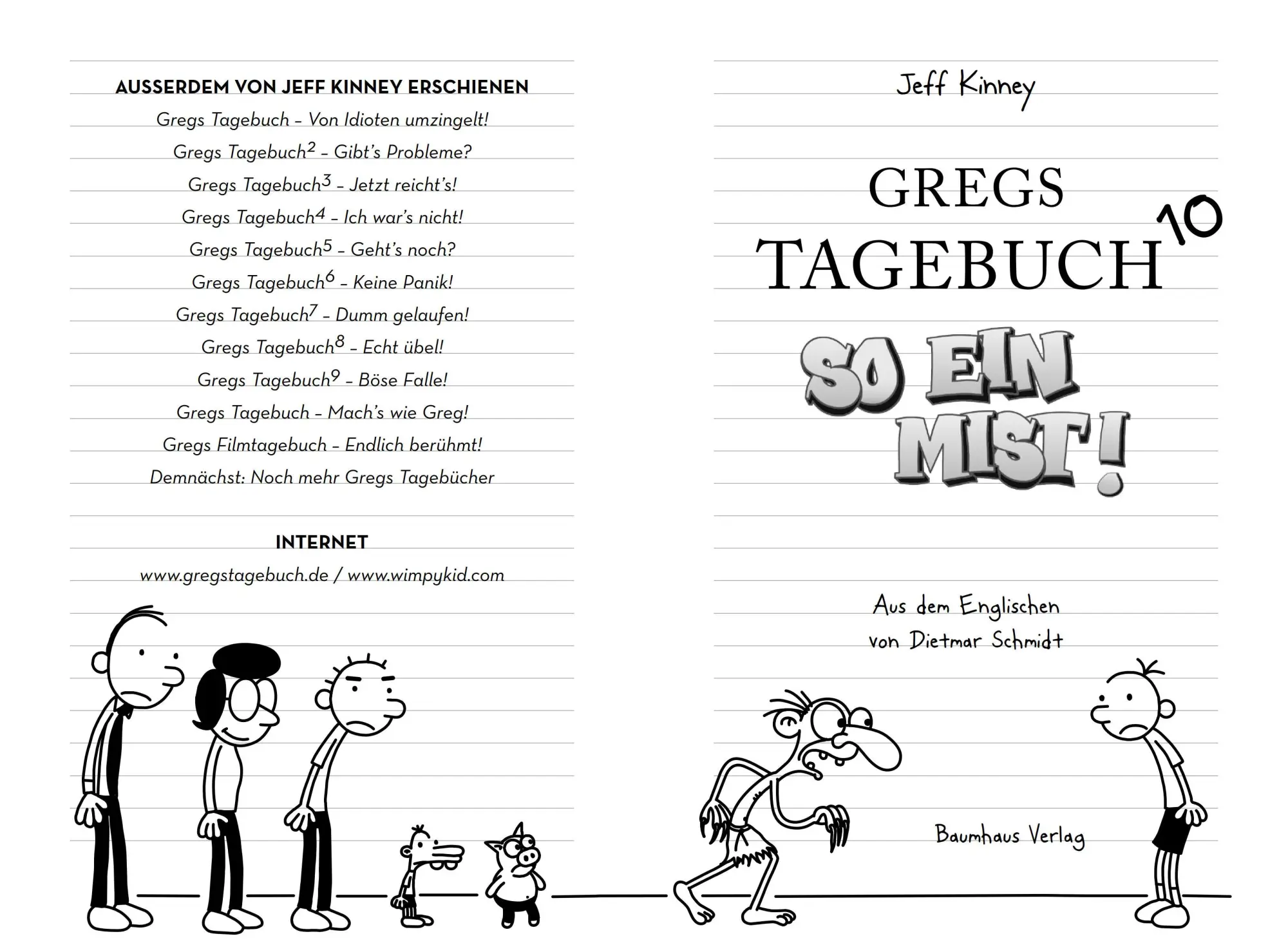 Bild: 9783833936517 | Gregs Tagebuch 10 - So ein Mist! | Jeff Kinney | Buch | Gregs Tagebuch