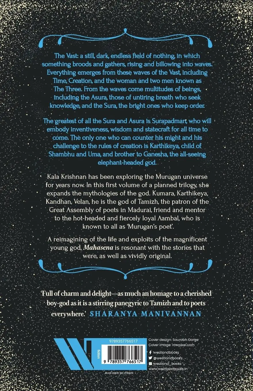 Rückseite: 9789357766517 | Mahasena | Murugan Trilogy - Part 1 | Kala Krishnan | Taschenbuch