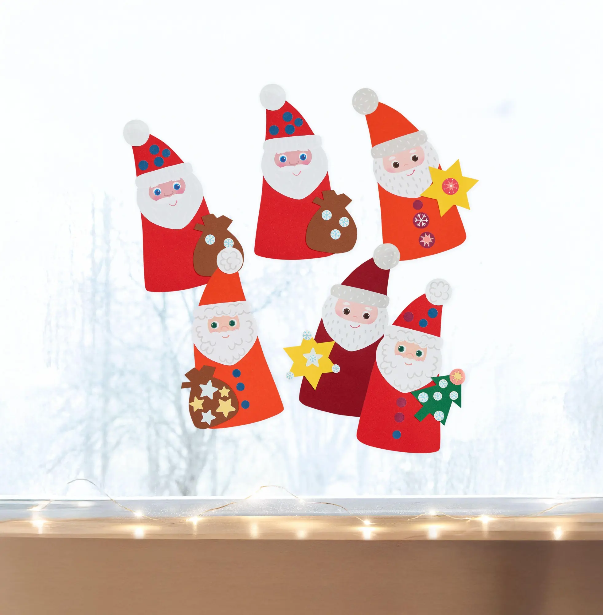 Bastelset - Erstes Kleben Nikoläuse