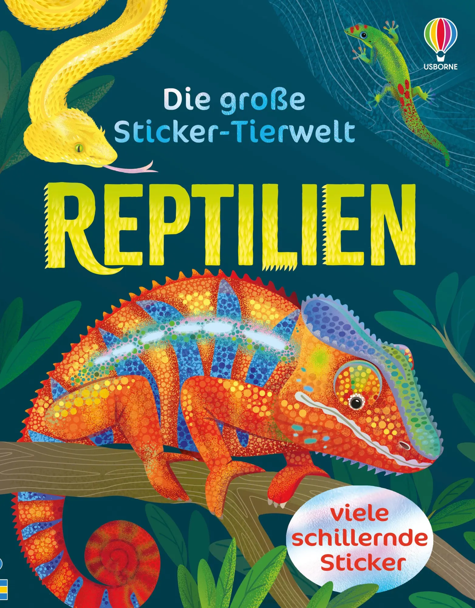 Cover: 9781035706617 | Die große Sticker-Tierwelt: Reptilien | Micaela Tapsell | Taschenbuch