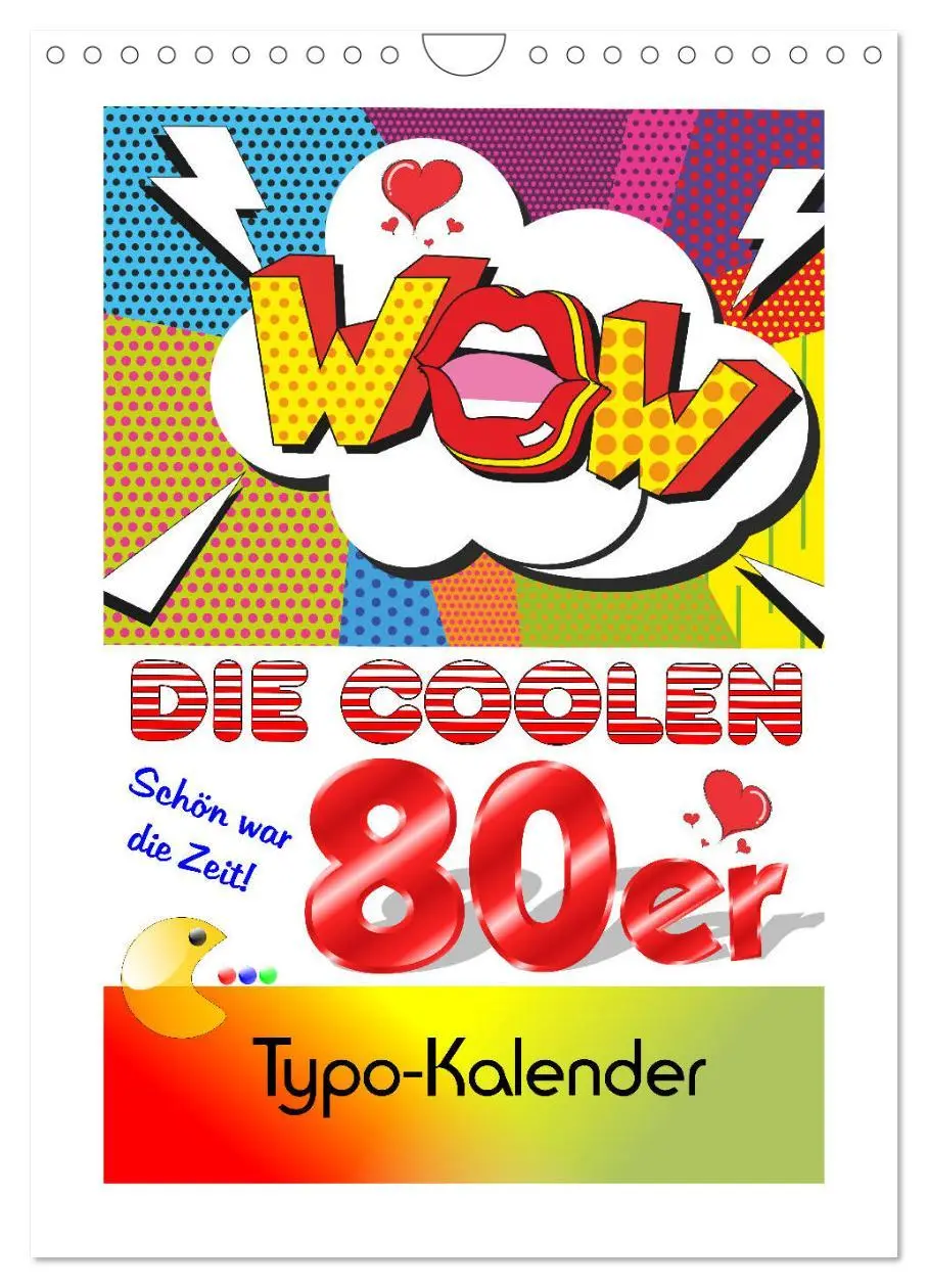 Cover: 9783435946617 | Die coolen 80er. Schön war die Zeit! (Wandkalender 2025 DIN A4...