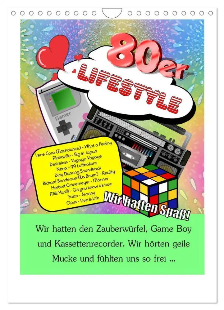 Bild: 9783435946617 | Die coolen 80er. Schön war die Zeit! (Wandkalender 2025 DIN A4...