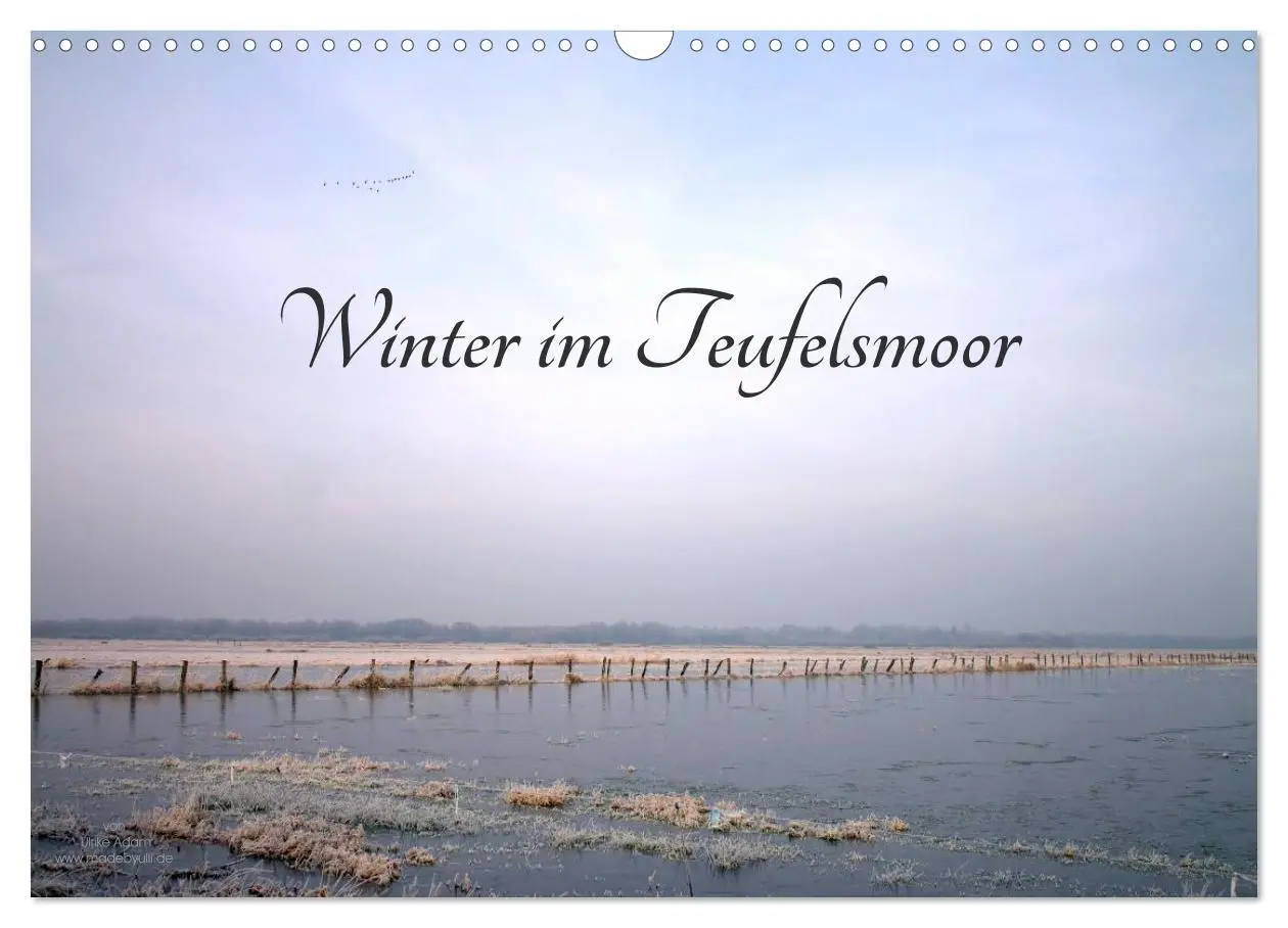 Cover: 9783457966617 | Winter im Teufelsmoor (Wandkalender 2026 DIN A3 quer), CALVENDO...