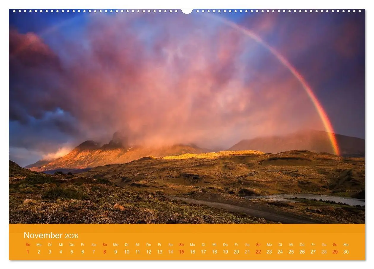 Bild: 9783516056617 | Farbenfrohes Patagonien (hochwertiger Premium Wandkalender 2026 DIN...