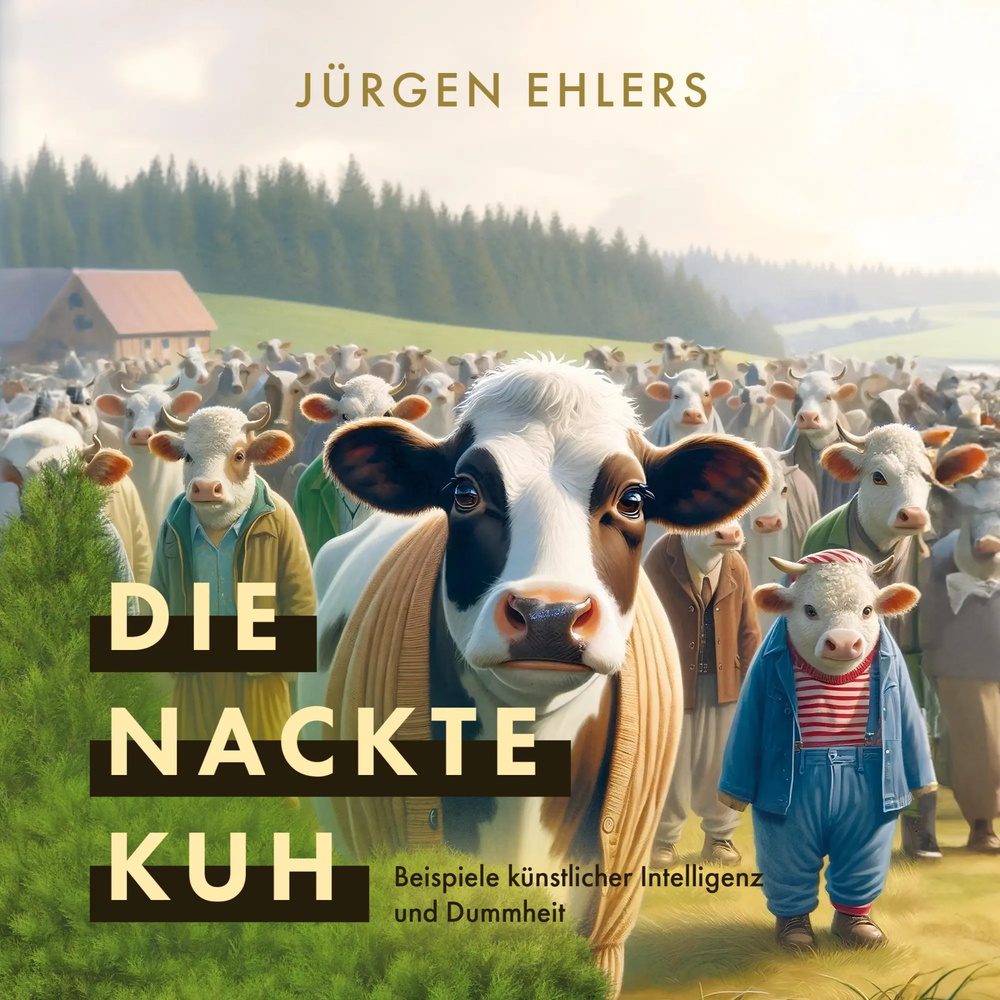 Cover: 9783758306617 | Die nackte Kuh | Beispiele künstlicher Intelligenz und Dummheit | Buch