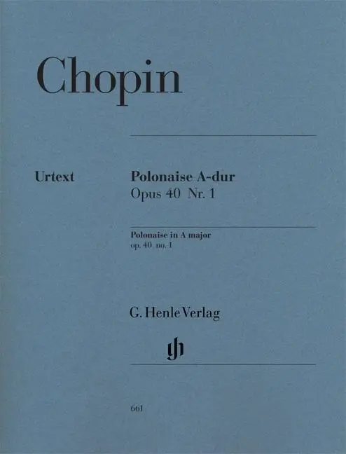 Cover: 9790201806617 | Polonaise Op.40 Nr.1 | Besetzung: Klavier zu zwei Händen | Taschenbuch