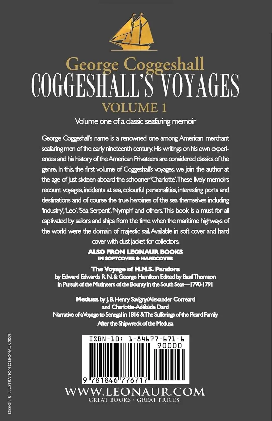 Rückseite: 9781846776717 | Coggeshall's Voyages | George Coggeshall | Taschenbuch | Englisch