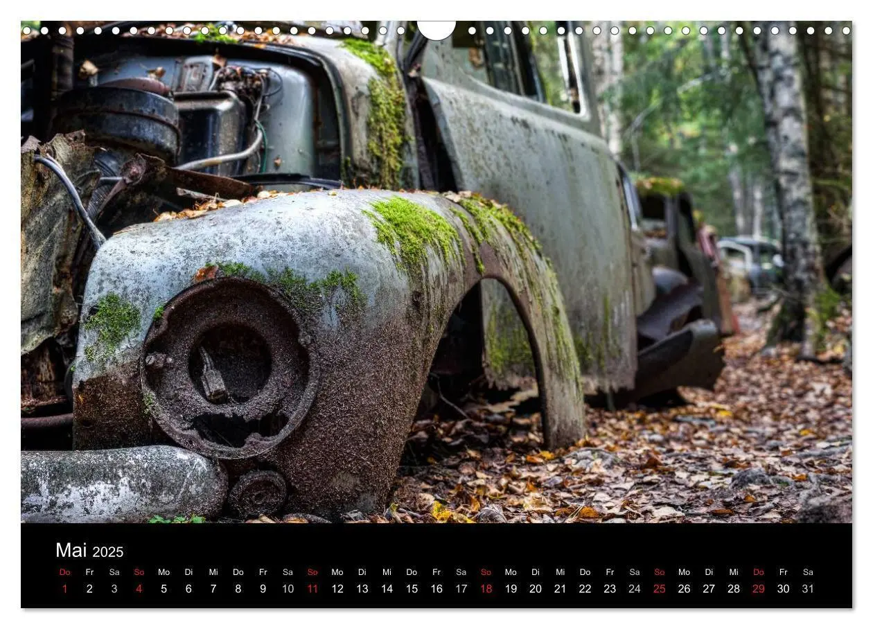 Bild: 9783435556717 | Autos, abgestellt und vergessen (Wandkalender 2025 DIN A3 quer),...