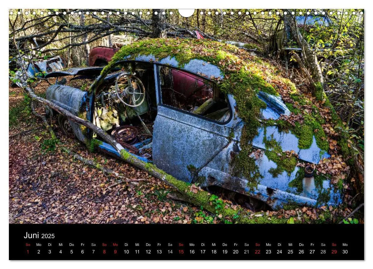 Bild: 9783435556717 | Autos, abgestellt und vergessen (Wandkalender 2025 DIN A3 quer),...