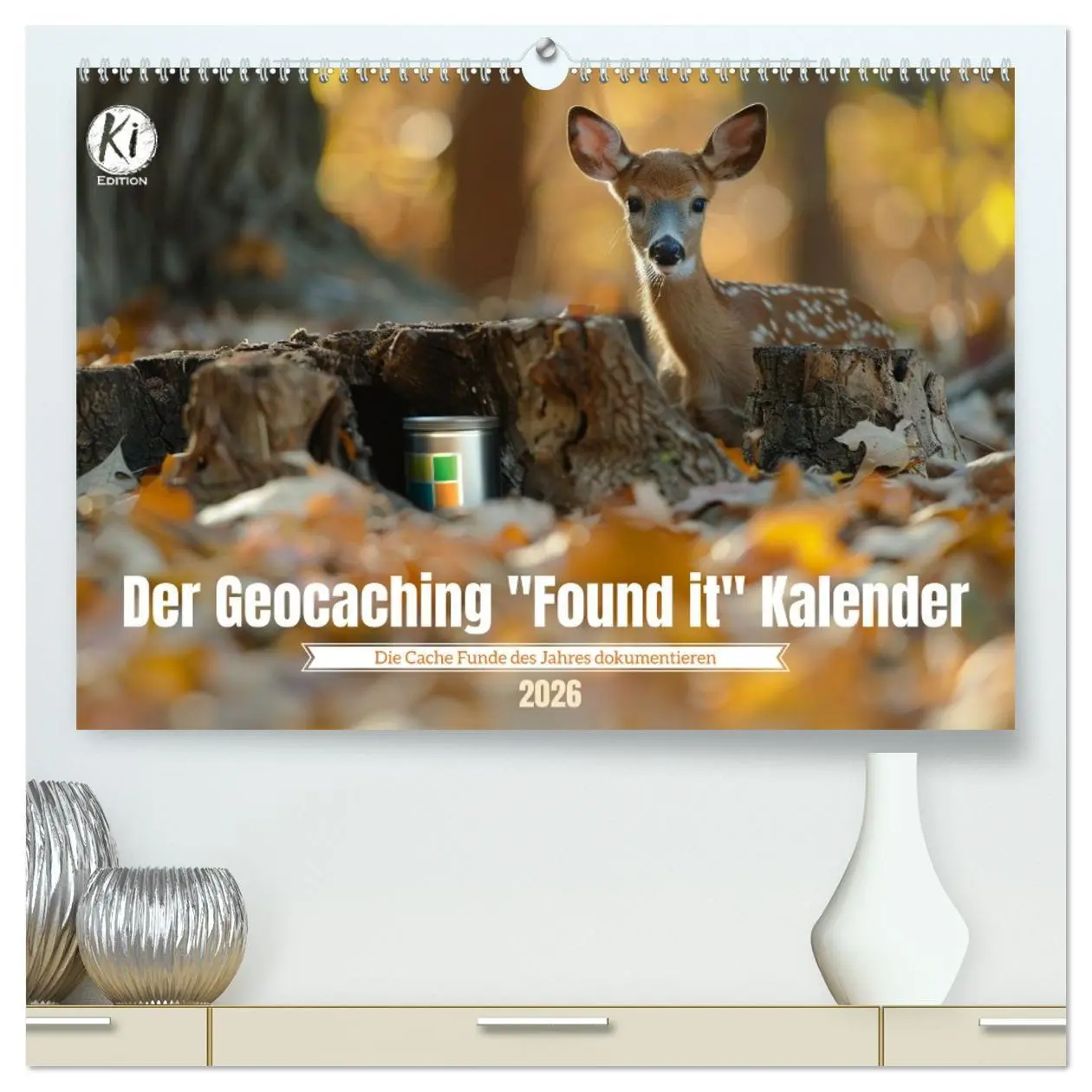 Cover: 9783457406717 | Der Geocaching Found it Kalender (hochwertiger Premium Wandkalender...
