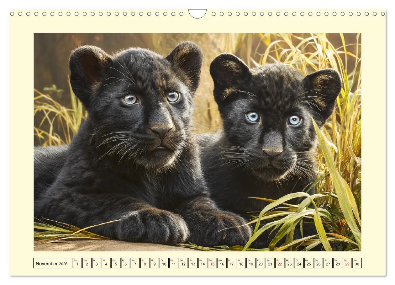 Bild: 9783457646717 | Schwarze Panther. Geheimnisvolle Schatten der Wildnis (Wandkalender...