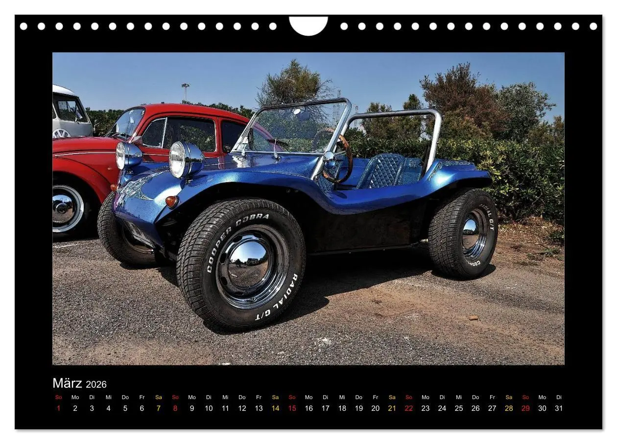Bild: 9783516046717 | Buggys - die Kultautos der 80er (Wandkalender 2026 DIN A4 quer),...