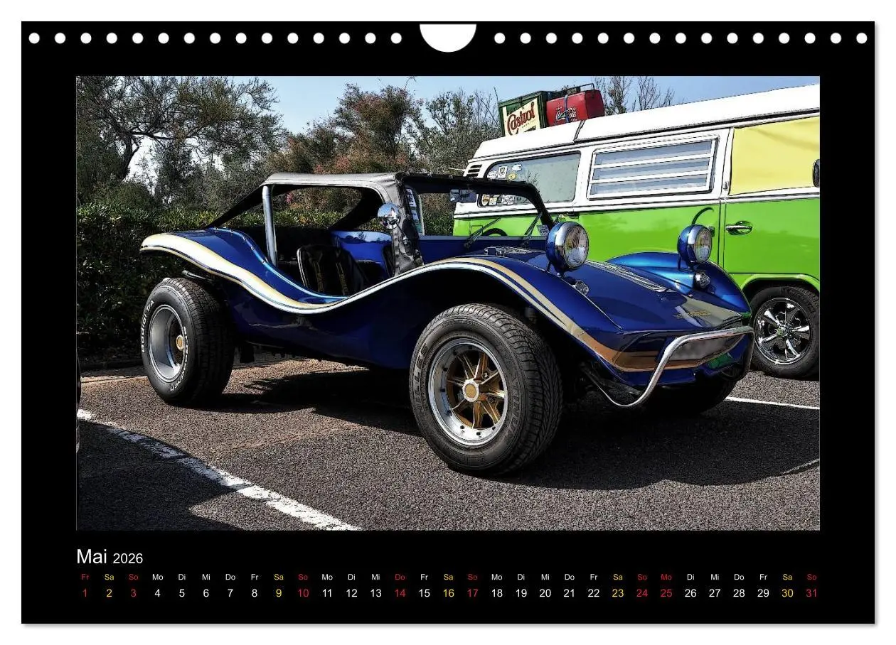 Bild: 9783516046717 | Buggys - die Kultautos der 80er (Wandkalender 2026 DIN A4 quer),...