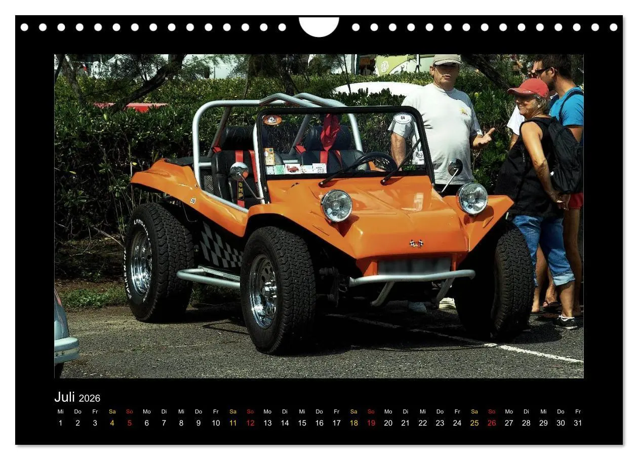 Bild: 9783516046717 | Buggys - die Kultautos der 80er (Wandkalender 2026 DIN A4 quer),...