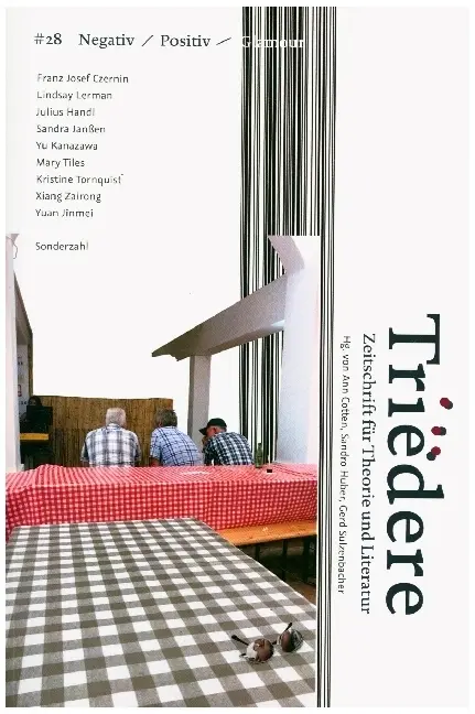 Cover: 9783854496717 | Triëdere #28: Negativ / Positiv / Glamour | Sandro Huber (u. a.)