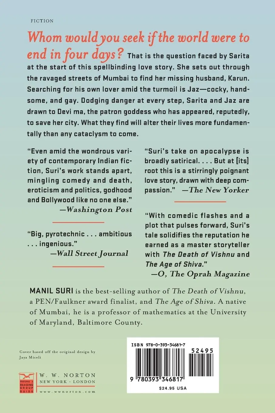 Rückseite: 9780393346817 | City of Devi | Manil Suri | Taschenbuch | Einband - flex.(Paperback)