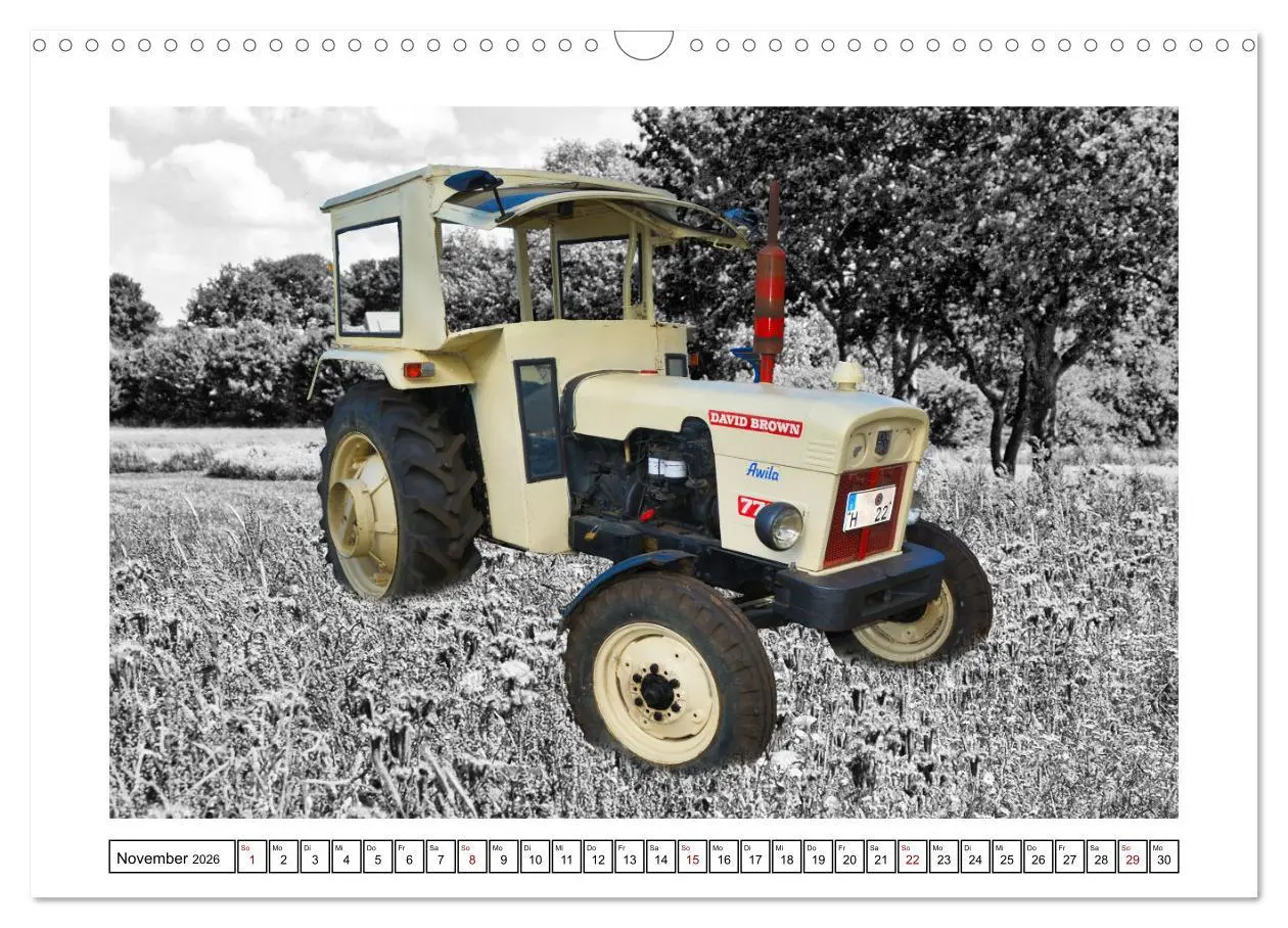 Bild: 9783457566817 | Traktoren - Oldtimer aus dem Ausland (Wandkalender 2026 DIN A3...