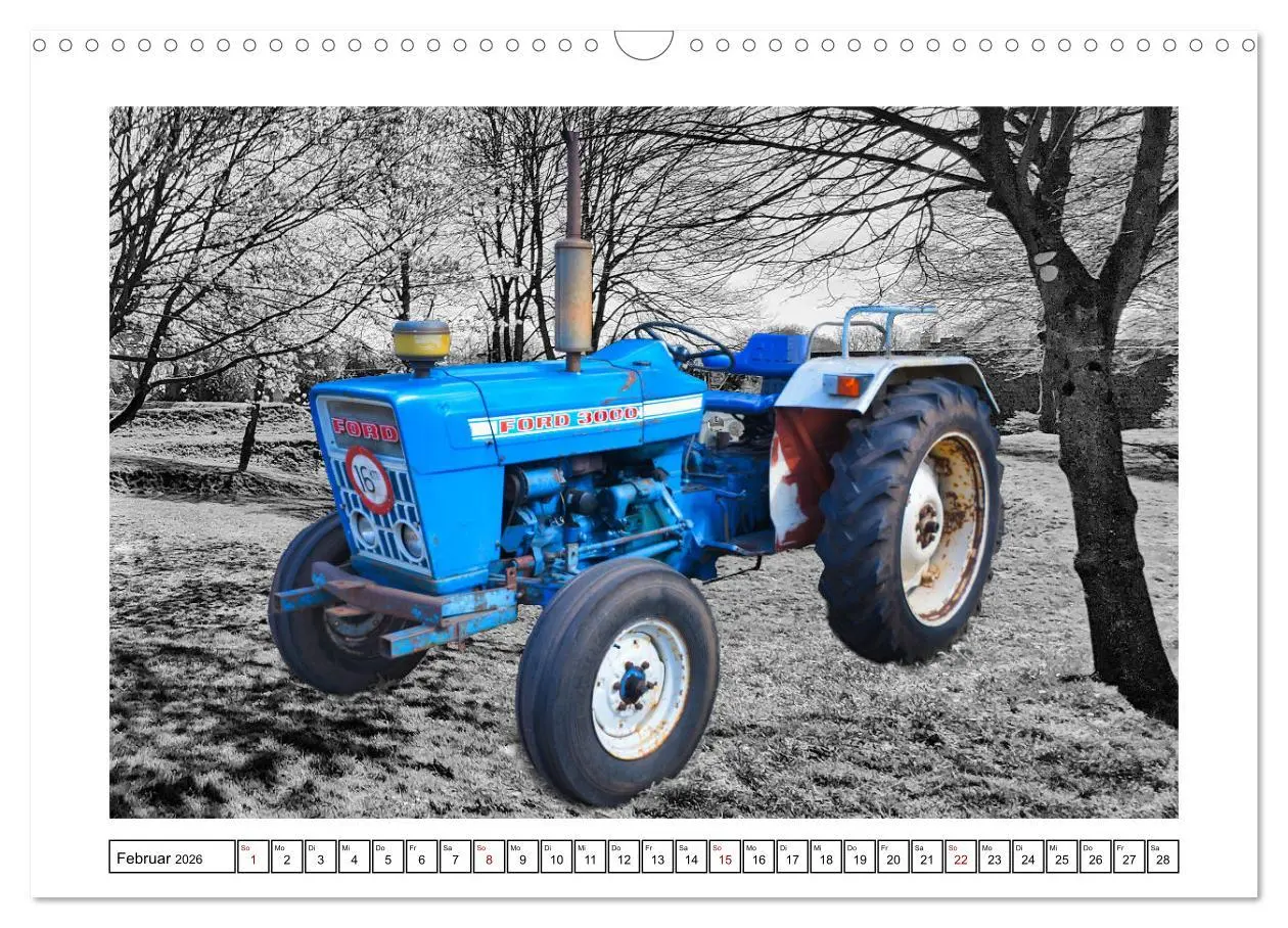Bild: 9783457566817 | Traktoren - Oldtimer aus dem Ausland (Wandkalender 2026 DIN A3...