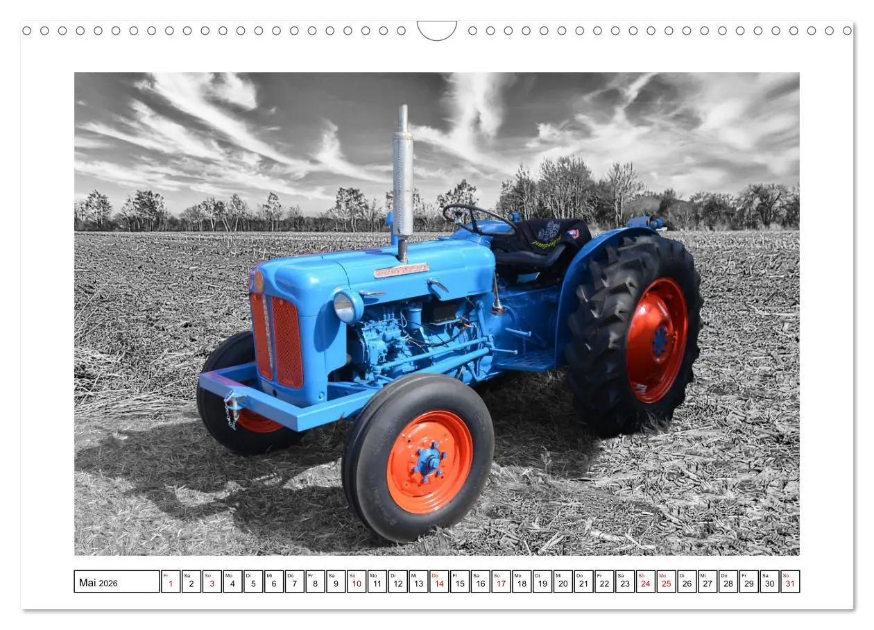 Bild: 9783457566817 | Traktoren - Oldtimer aus dem Ausland (Wandkalender 2026 DIN A3...