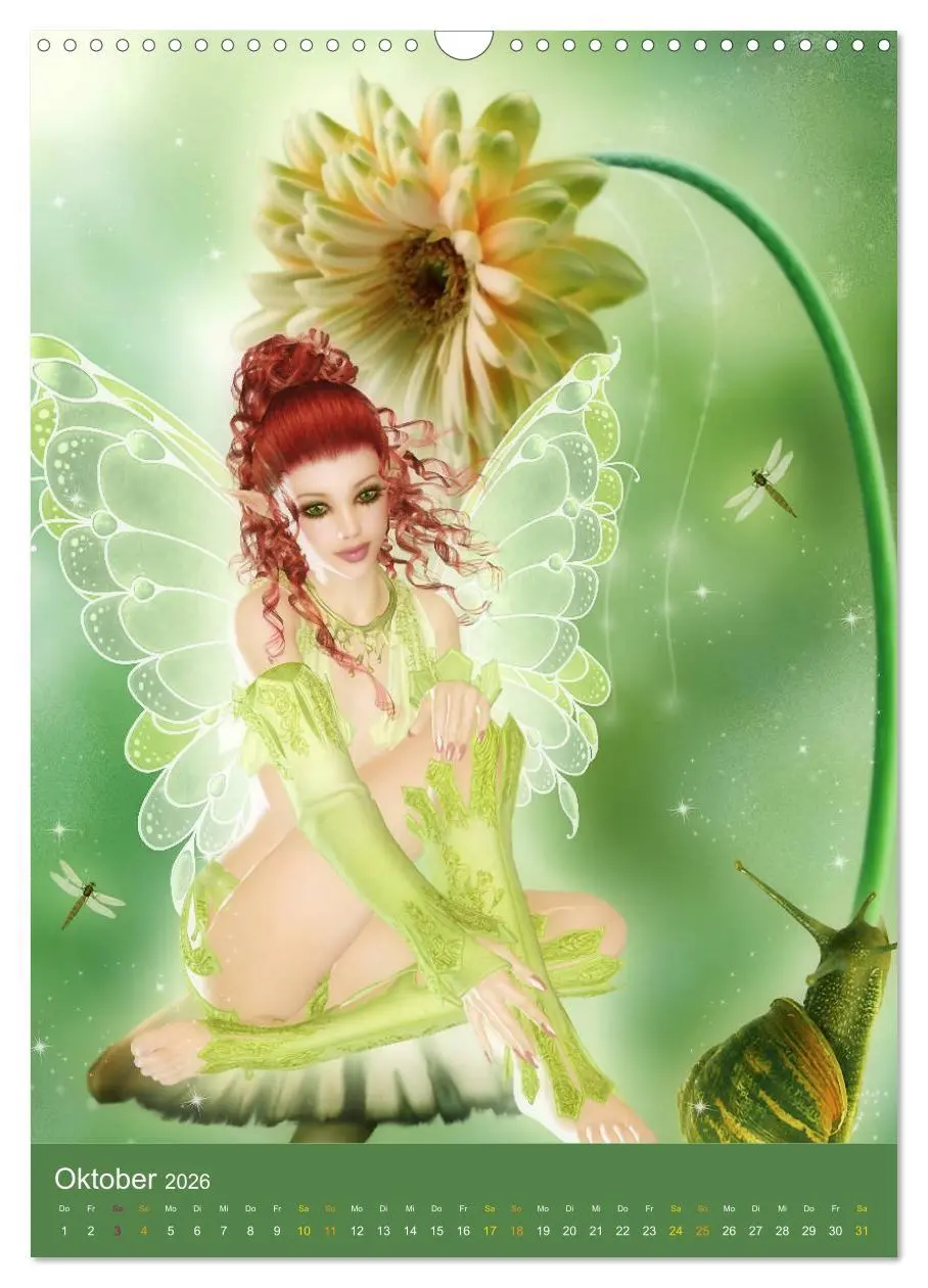Bild: 9783516416817 | Fantasy Lichtwesen (Wandkalender 2026 DIN A3 hoch), CALVENDO...