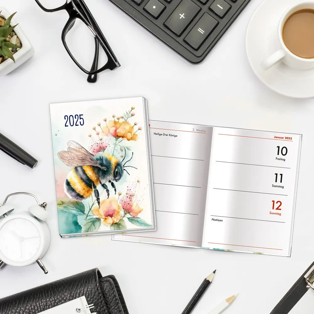 Bild: 4251901506917 | Trötsch Taschenkalender A7 Nature 2025 | Mini-Terminkalender | Co.KG