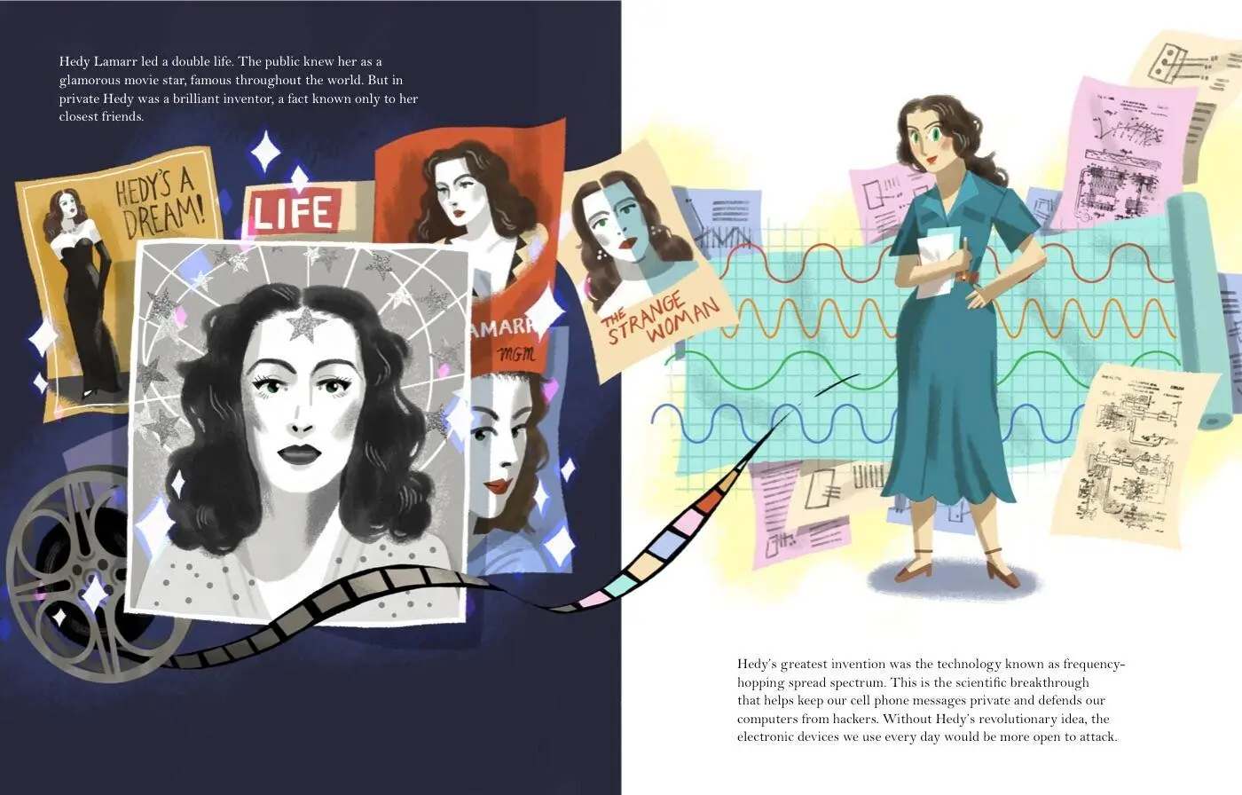 Bild: 9781454926917 | Hedy Lamarr's Double Life | Hollywood Legend and Brilliant Inventor